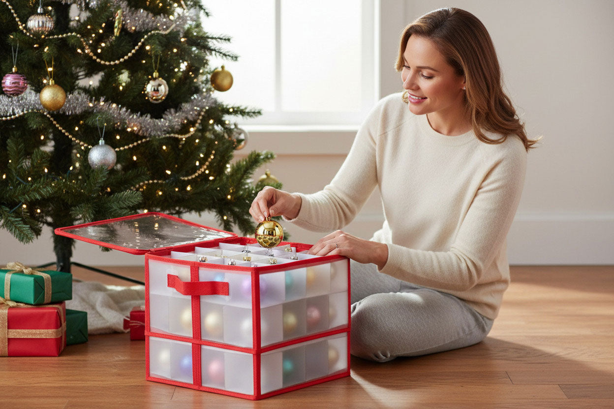 LS-LebenStil Möbel & Wohnen Aufbewahrungsbox 27 Kugeln Organizer