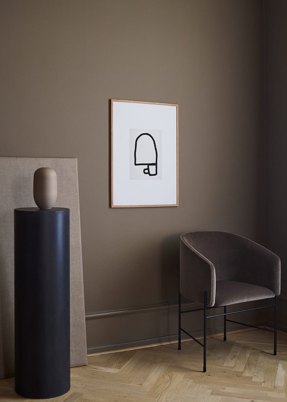 The Poster Club Abstract 833 Poster 50x70 cm beige