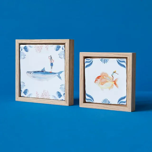 StoryTiles Tile frames Lijst Bilderrahmen S 10x10 cm Eiche