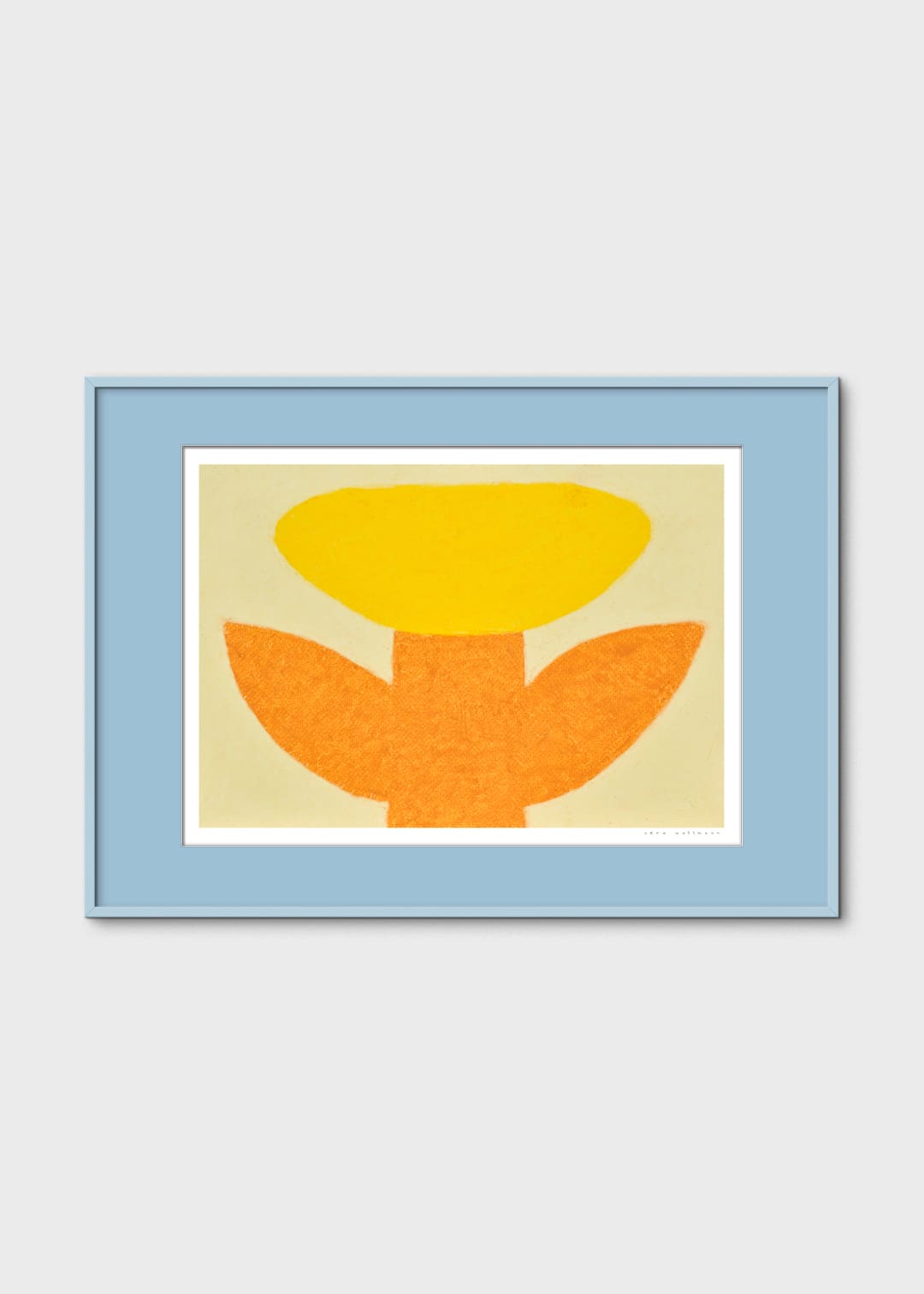 The Poster Club Art Prints Butterblume Poster 30x40 cm gelb