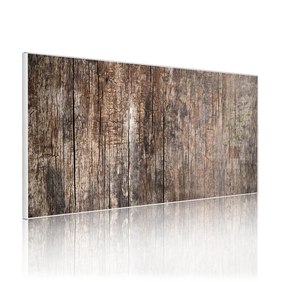 Banjado Magnettafel Altes Holz Magnetwand 78x37cm weiß beschreibbar
