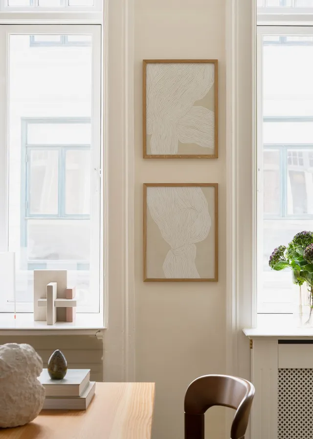 The Poster Club Perfect Match Kunstdruck Paar No. 026 beige