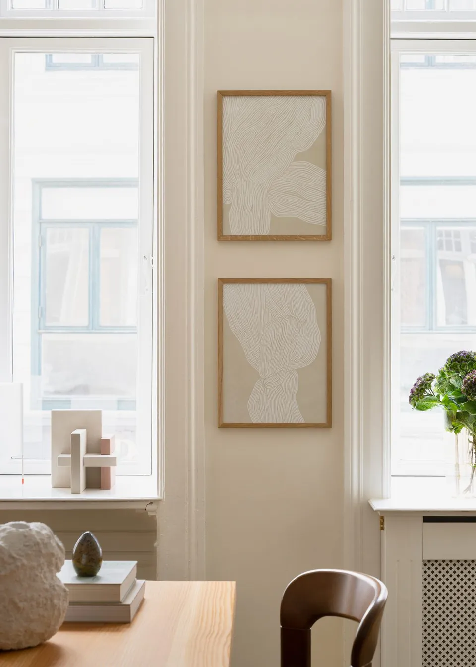 The Poster Club Perfect Match Kunstdruck Paar No. 026 beige
