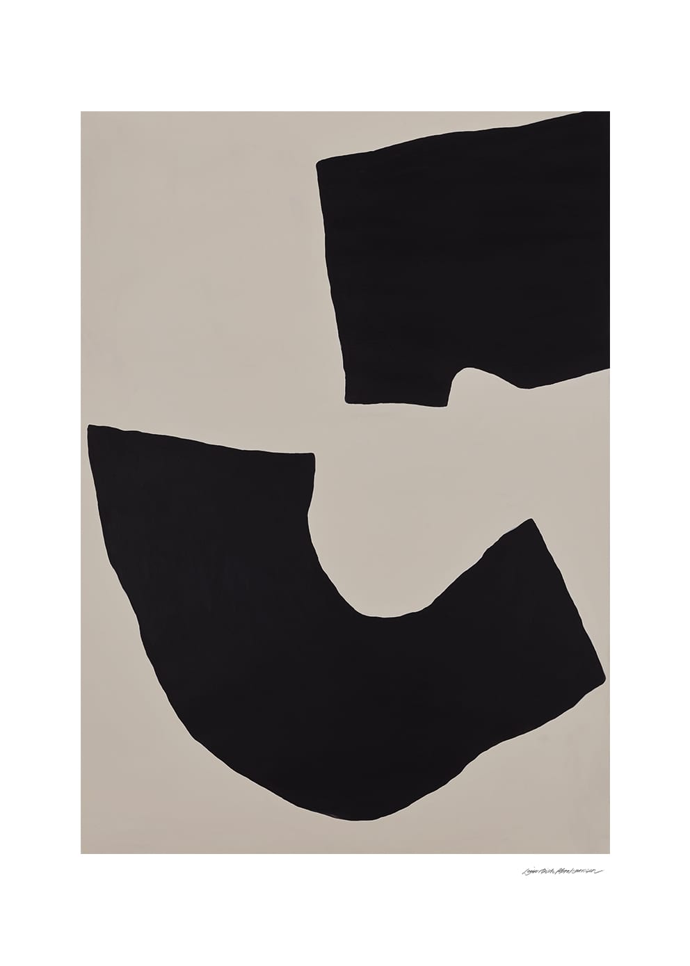 The Poster Club Mock Up No. 1 Kunstdruck 50x70 cm Beige