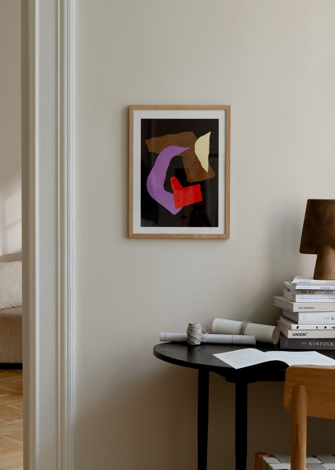 The Poster Club Blind Eye no. 04 Kunstdruck 30x40 Braun