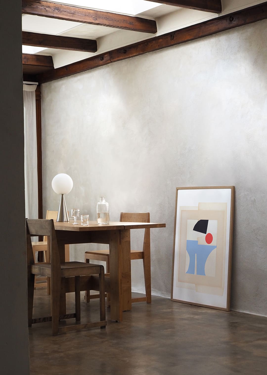 The Poster Club Balance No.111 Kunstdruck 30x40 cm beige