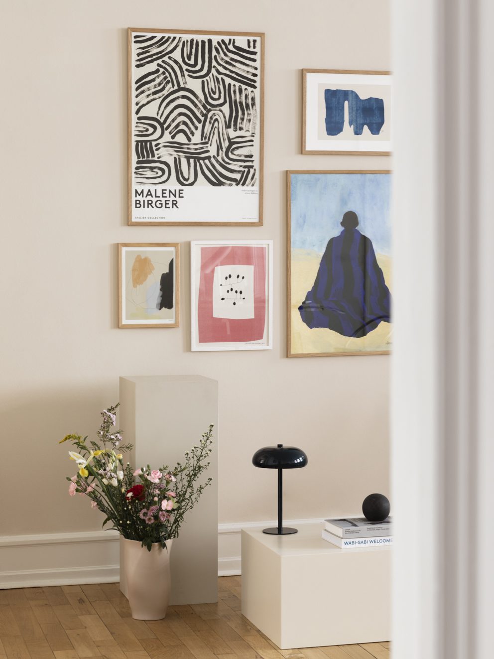 The Poster Club Curated Art Walls Edit 055 Poster-Set beige