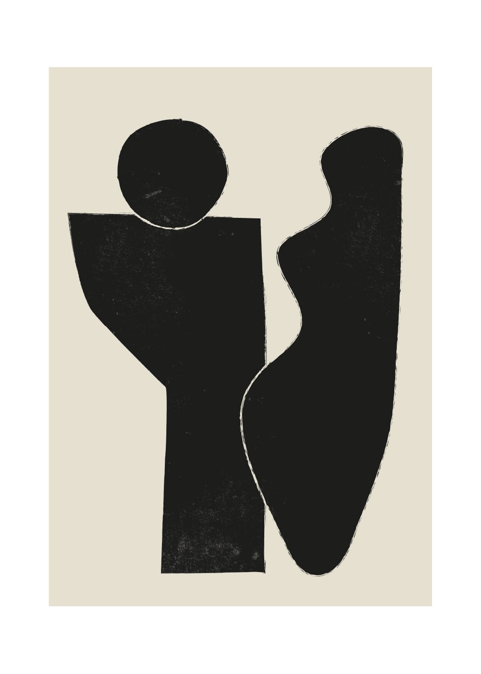The Poster Club Art Prints Dialogue 01 Poster 30x40 minimal