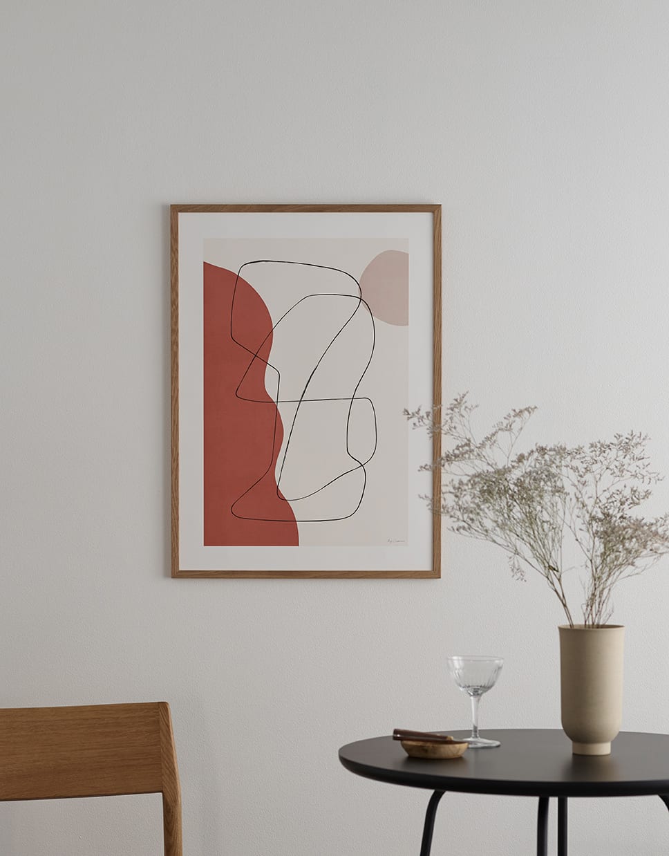 The Poster Club NG 01 Poster 30x40 cm beige rot