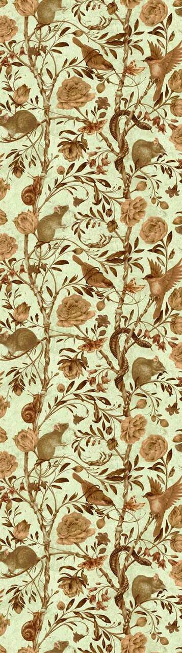 Mineheart Back to Nature Parchment Tapete floral 10m Rolle