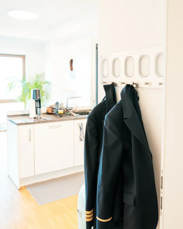 aircraftwindows Coat Racks Garderobe Flugzeugfenster Alu