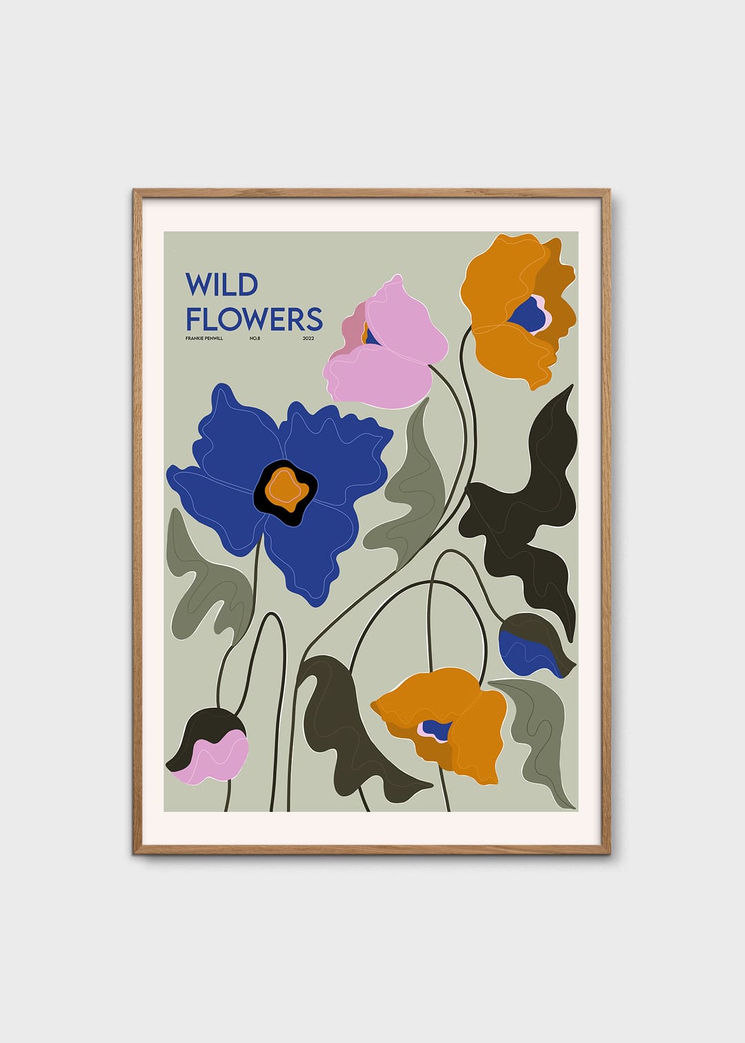 The Poster Club Art Prints Wild Flowers Poster 30x40 cm Blumen