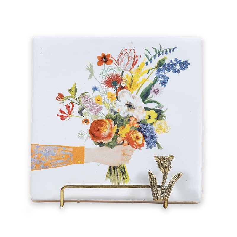 StoryTiles Tile Holders Golden Stand Tulip Fliesenhalter Gold