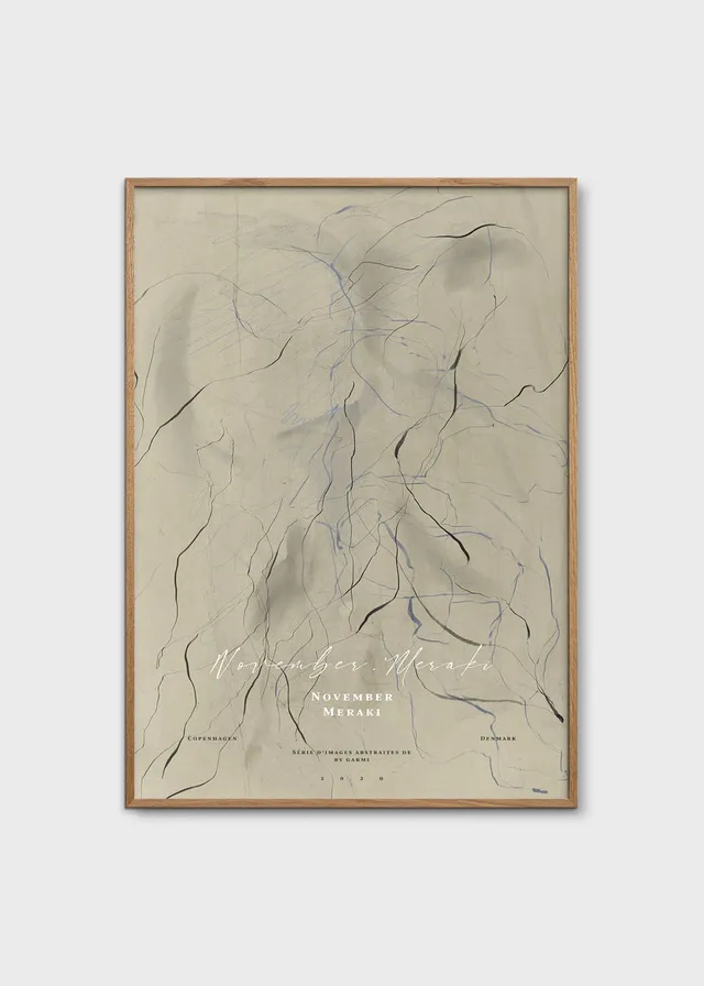 The Poster Club Meraki 01 Poster 70x100 cm beige
