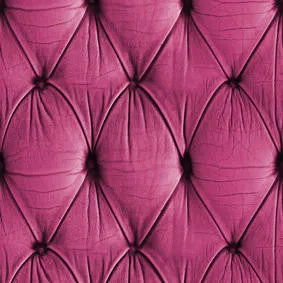 Mineheart Wallpaper Pink Chesterfield Button Tapete Rosa Leder