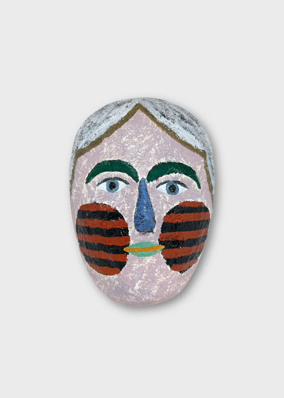 The Poster Club Mask No. 255 Wandobjekt 13x21 cm Handbemalt