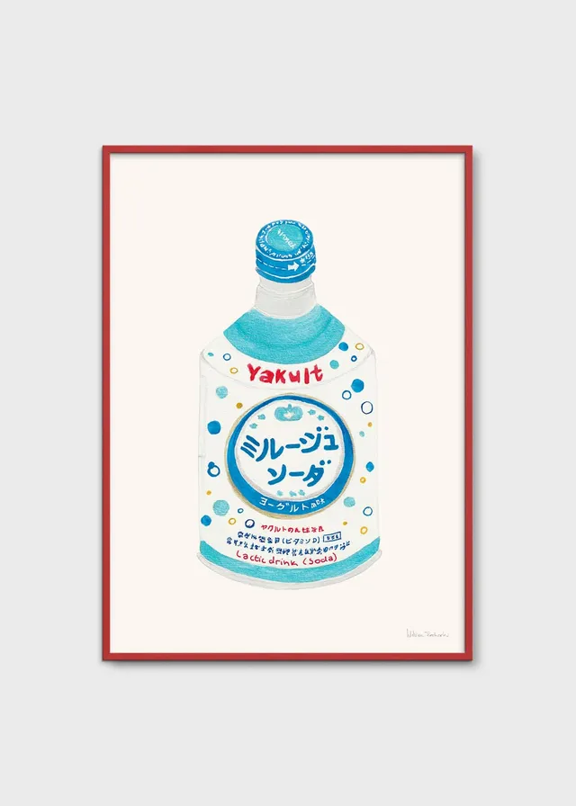 The Poster Club Yakult Soda Poster A4 bunt
