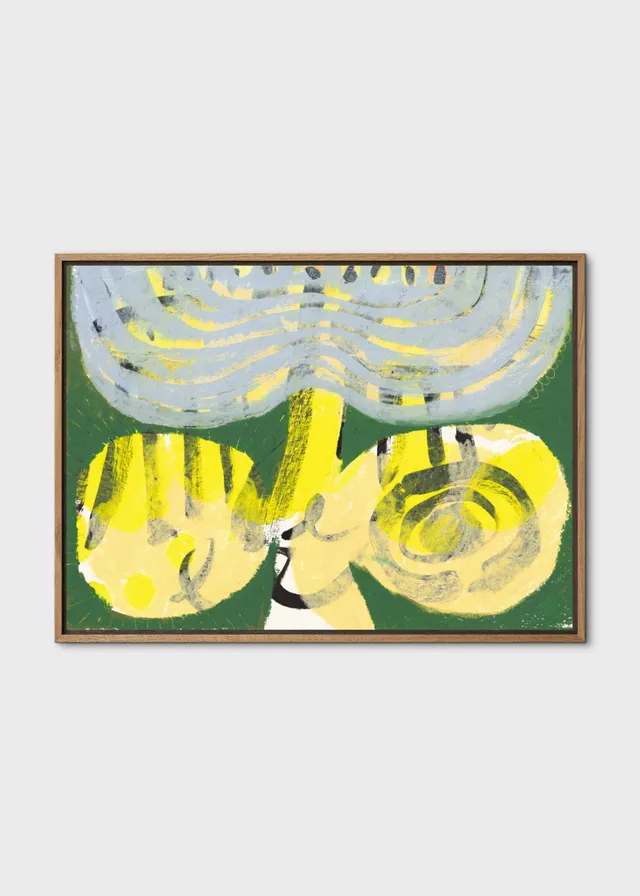 The Poster Club Art Prints Reaching Out Canvas 50x70 cm grün
