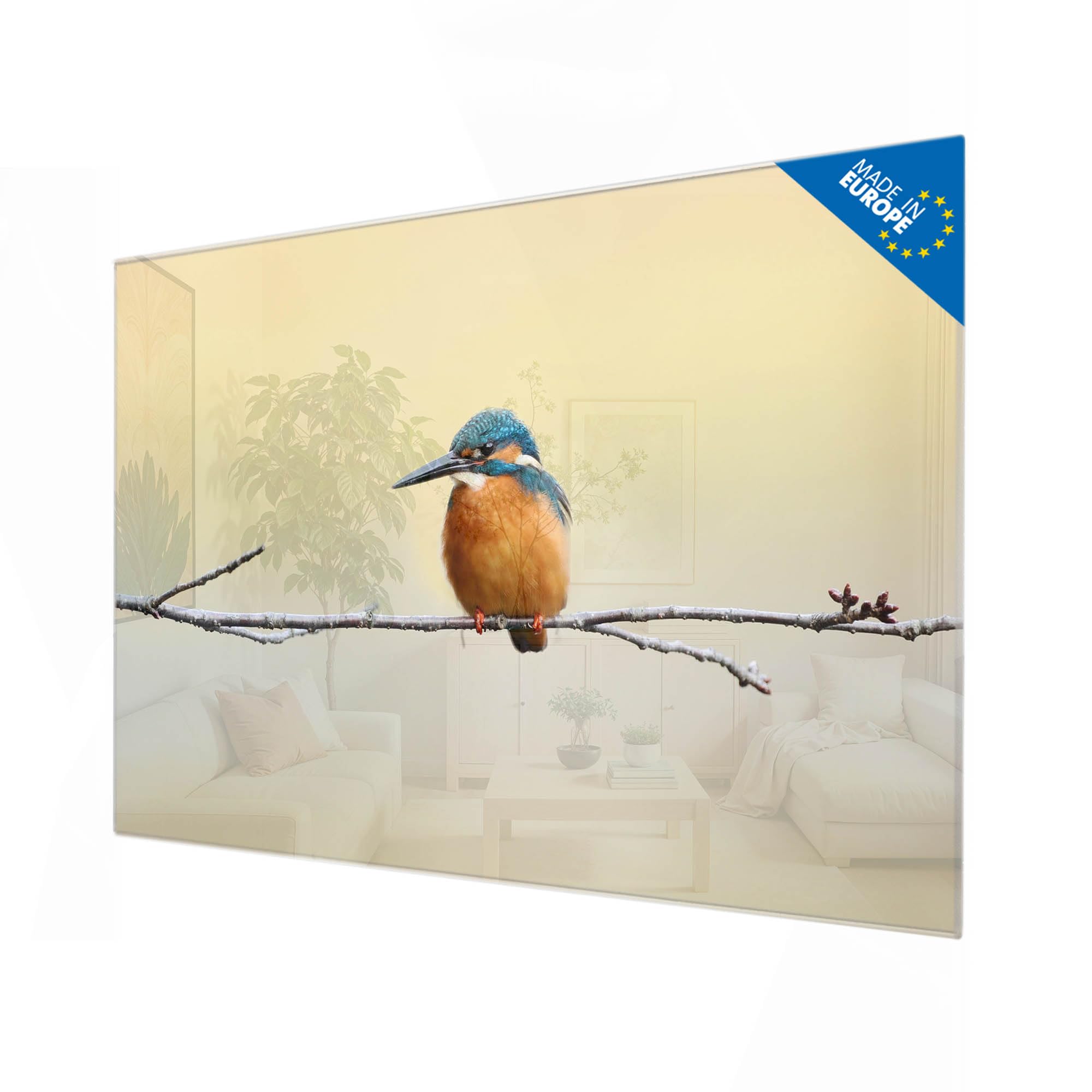 Banjado Magnettafel Pause Glas-Magnettafel 120x80 cm beschreibbar