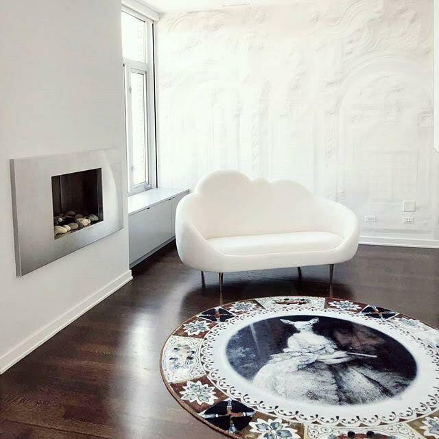 Mineheart Rugs The Goat Rug Teppich Rund 200x200cm Tufted