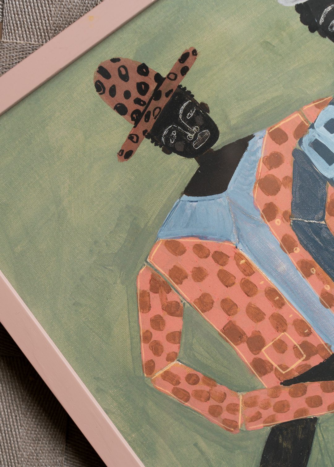 The Poster Club Art Prints Hanging Out Kunstdruck 30x40 Pastell