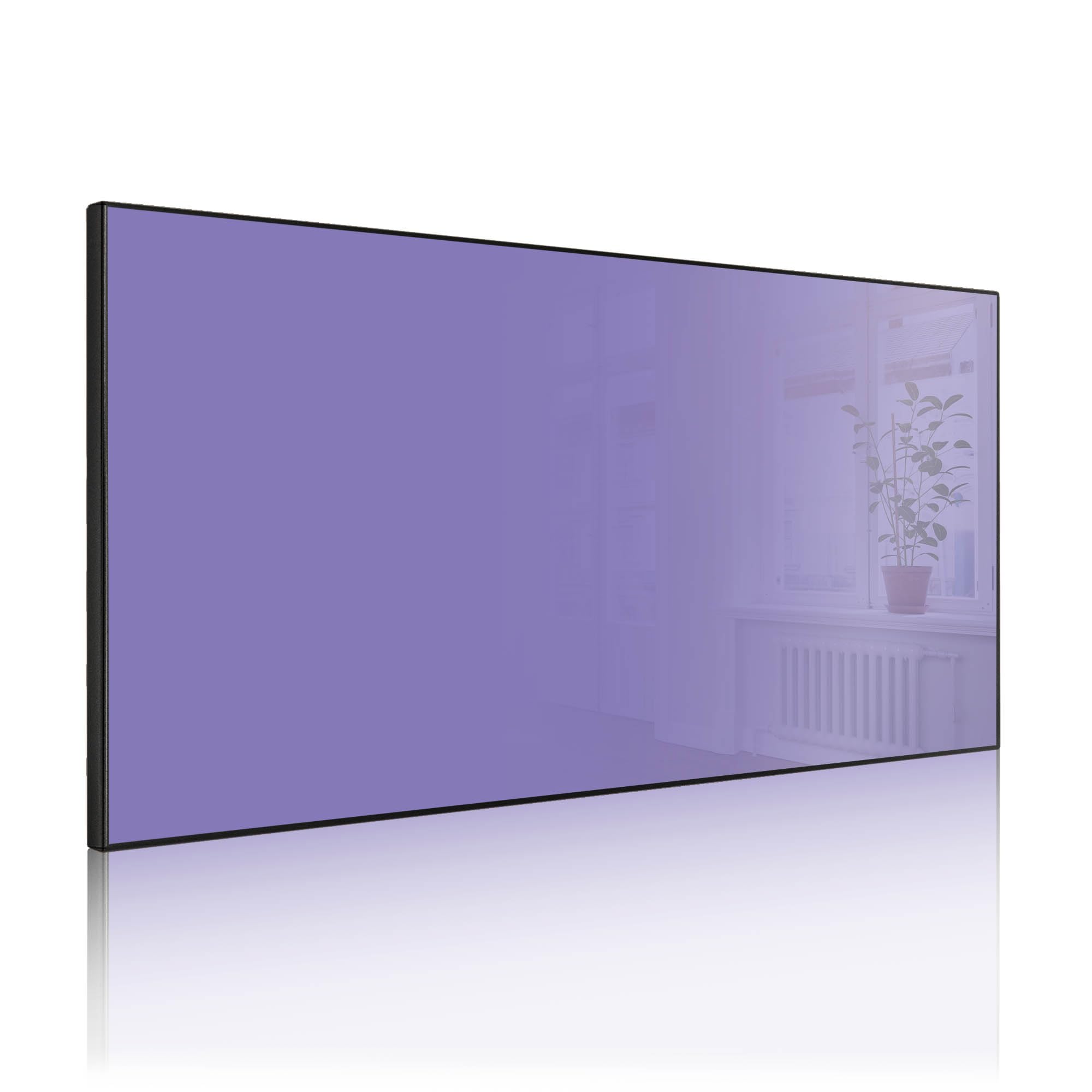 Banjado Magnettafel Metall 78x37cm Memoboard Lavendel