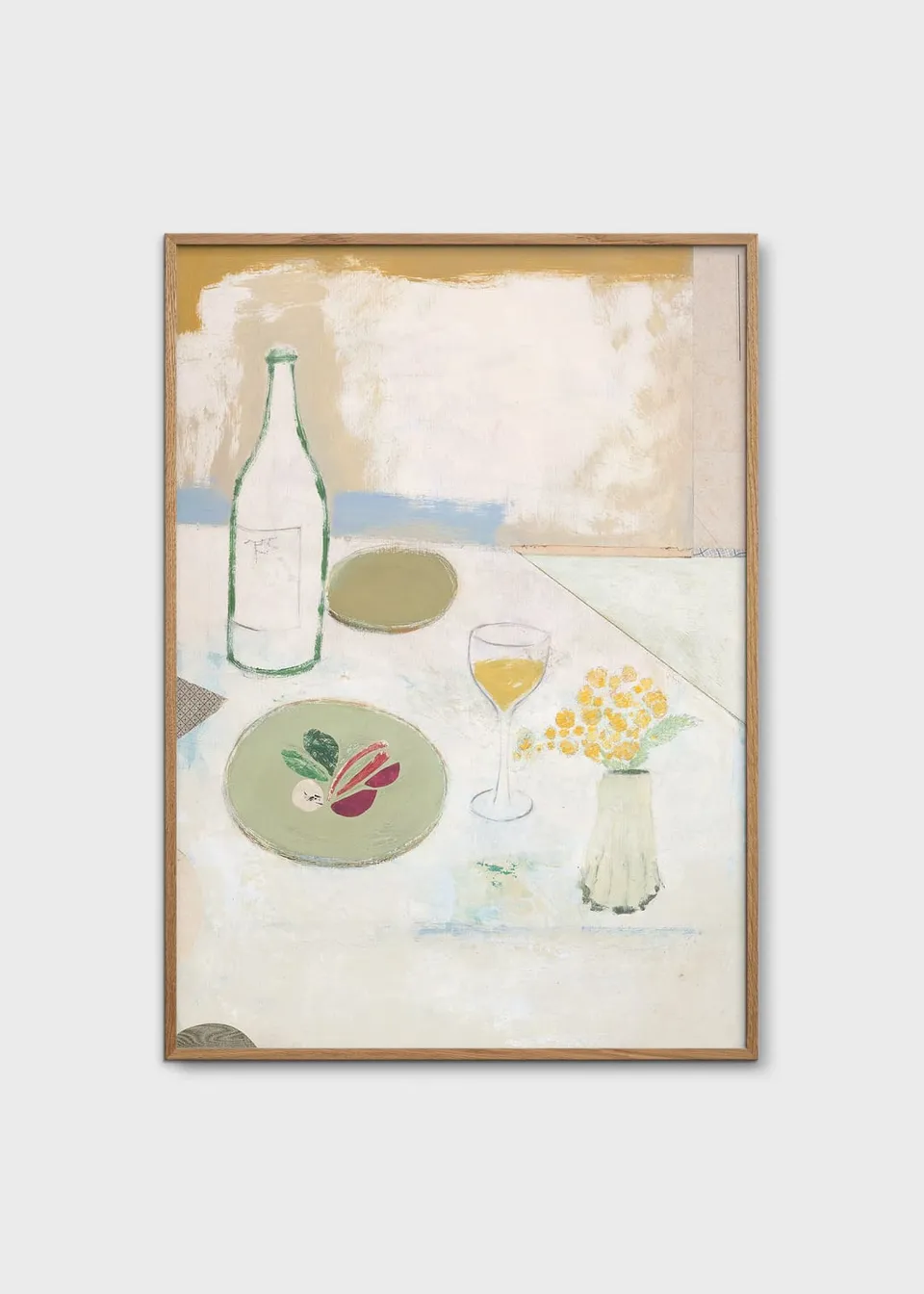 The Poster Club Art Prints Fleurs Jaunes Poster 30x40 cm beige