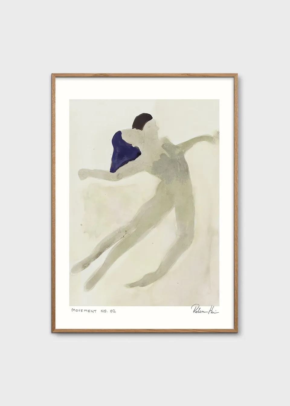 The Poster Club Movement no. 02 Poster 30x40 Beige