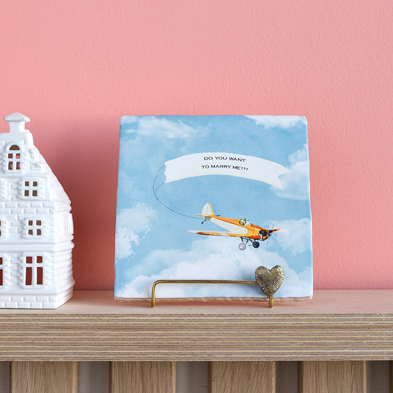 Storytiles Delft Blue Written in the Sky Wandfliese 10x10 cm