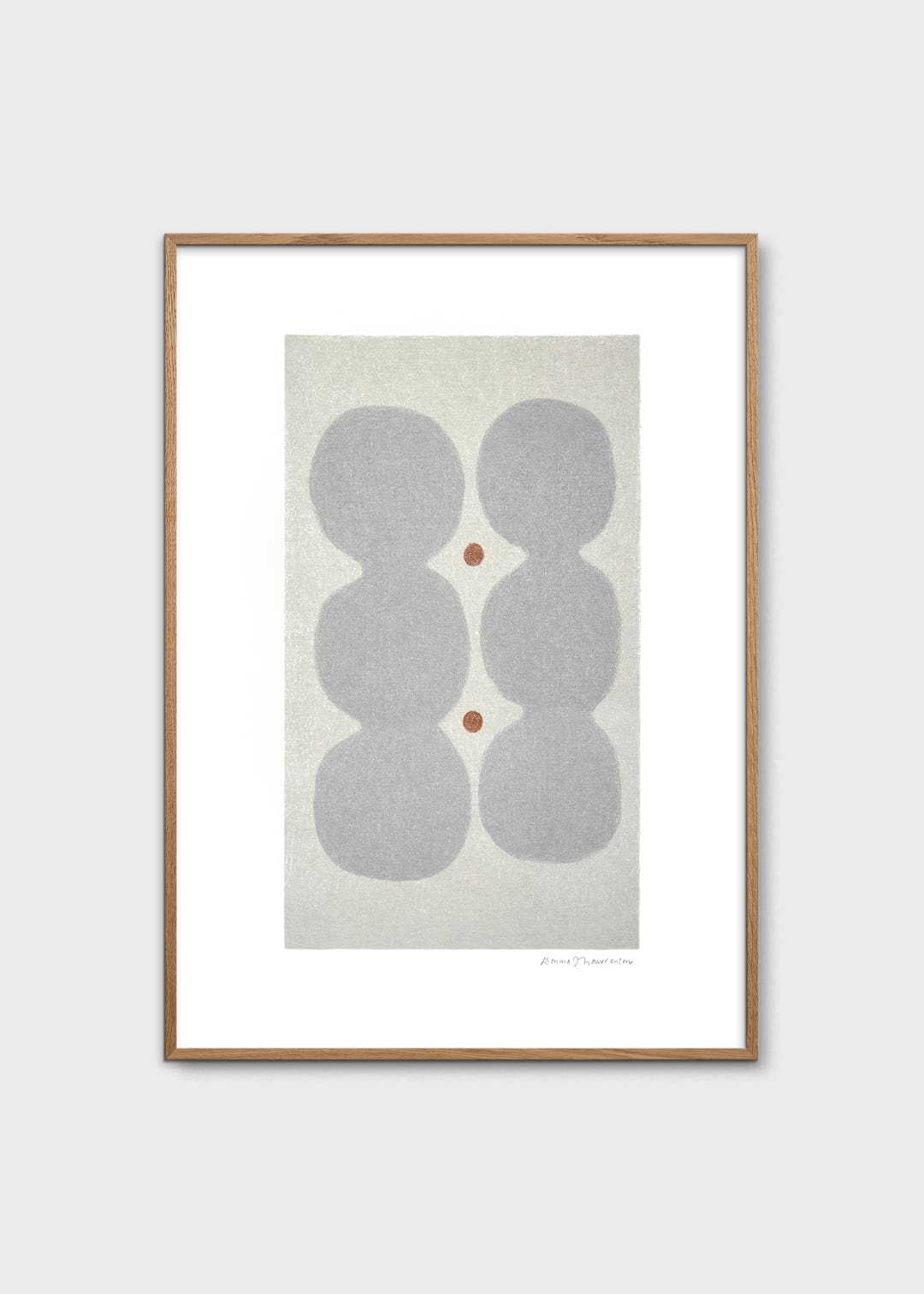 The Poster Club Moonstones Poster 30x40 cm blau