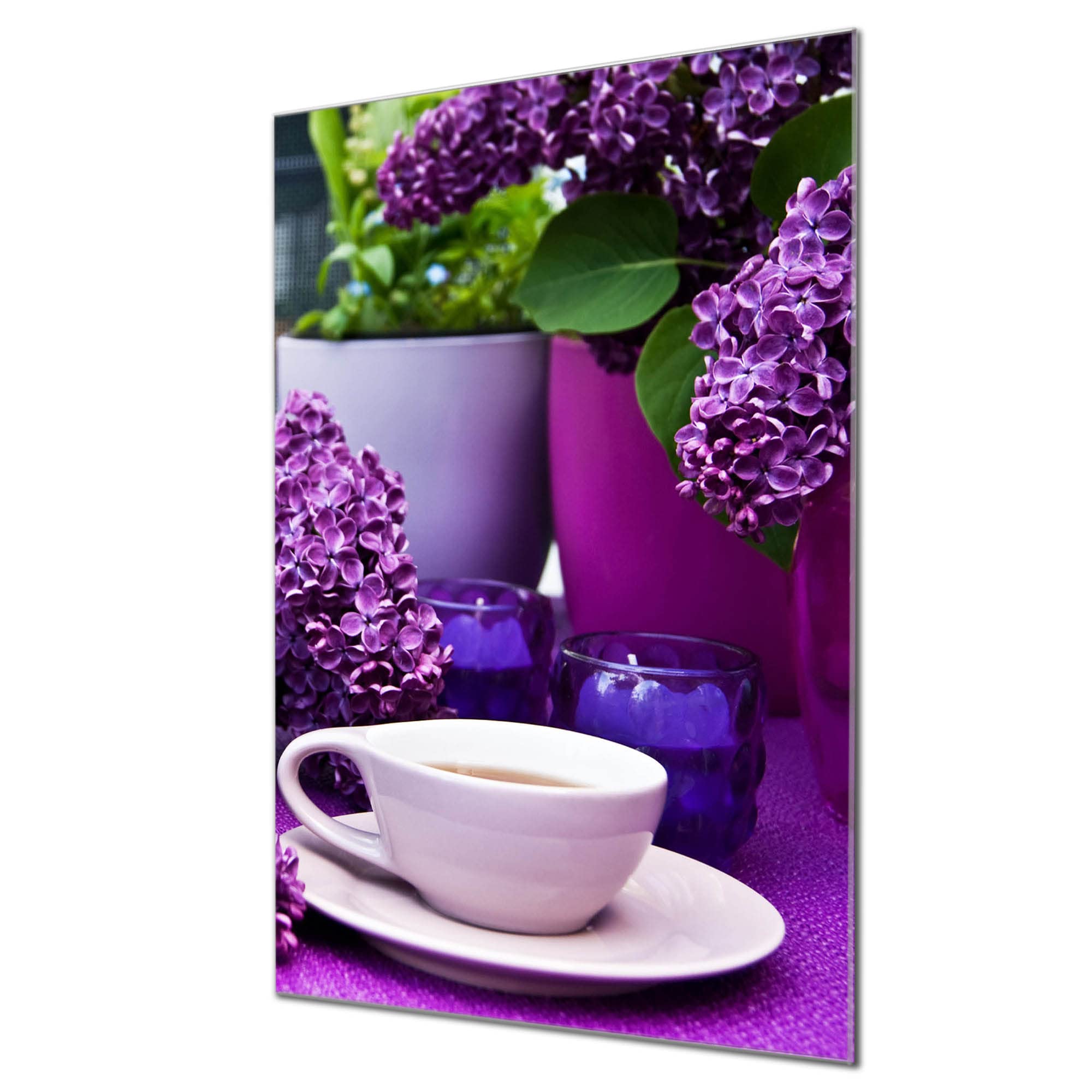 Banjado Magnettafel Aquarell Tulpen Magnettafel 40x60 floral