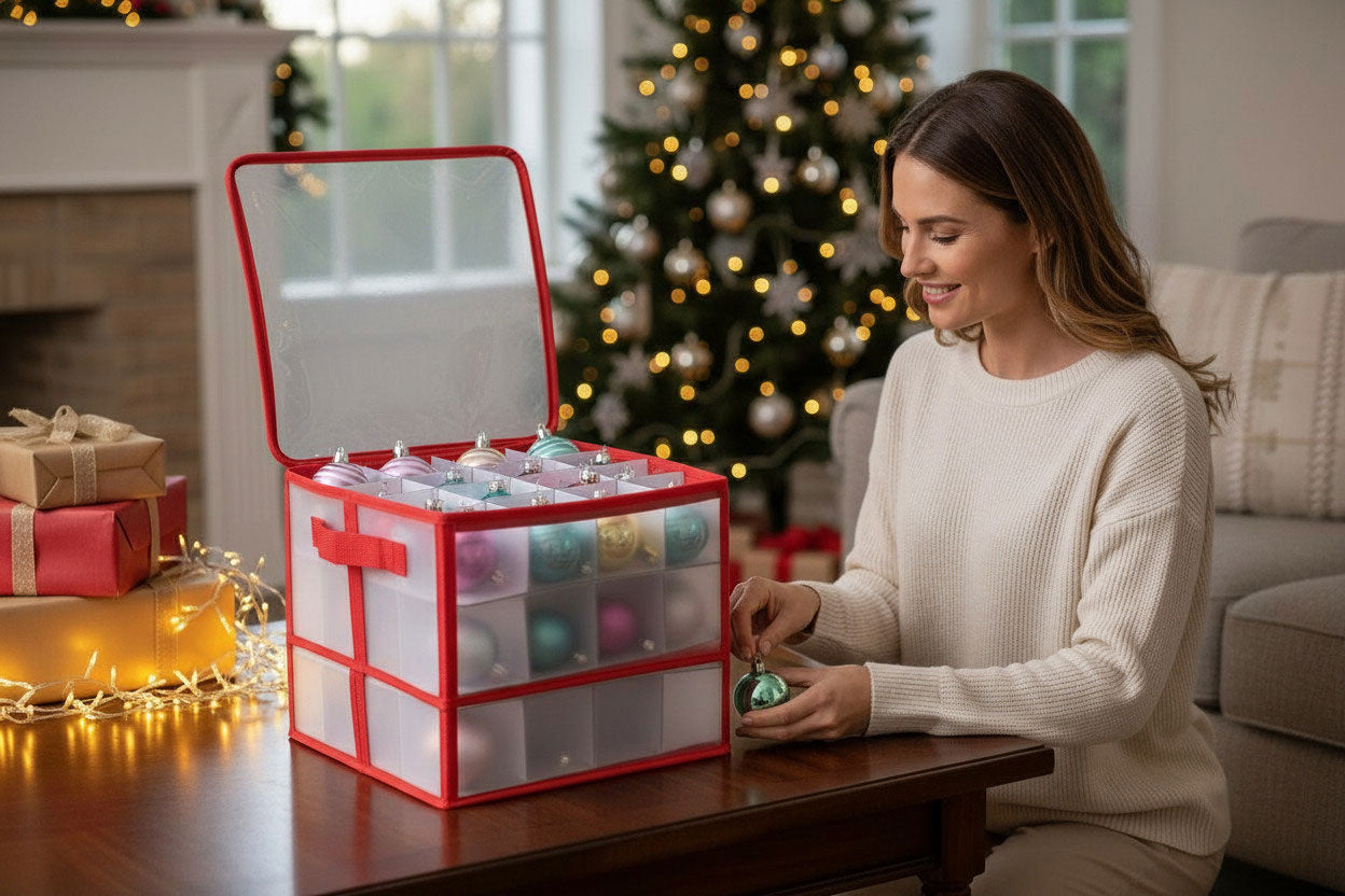 LS-LebenStil Möbel & Wohnen Aufbewahrungsbox 27 Kugeln Organizer