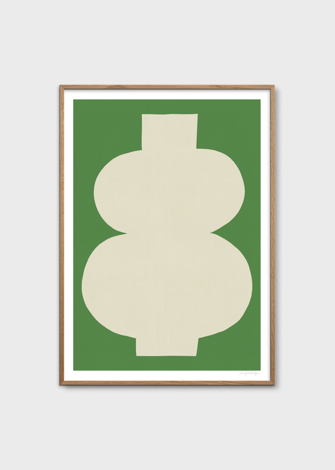 The Poster Club Art Prints Verde Poster 30x40 grün-beige