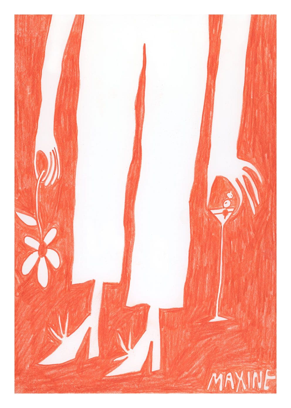 The Poster Club Sunday at Five Poster 30x40 cm rot