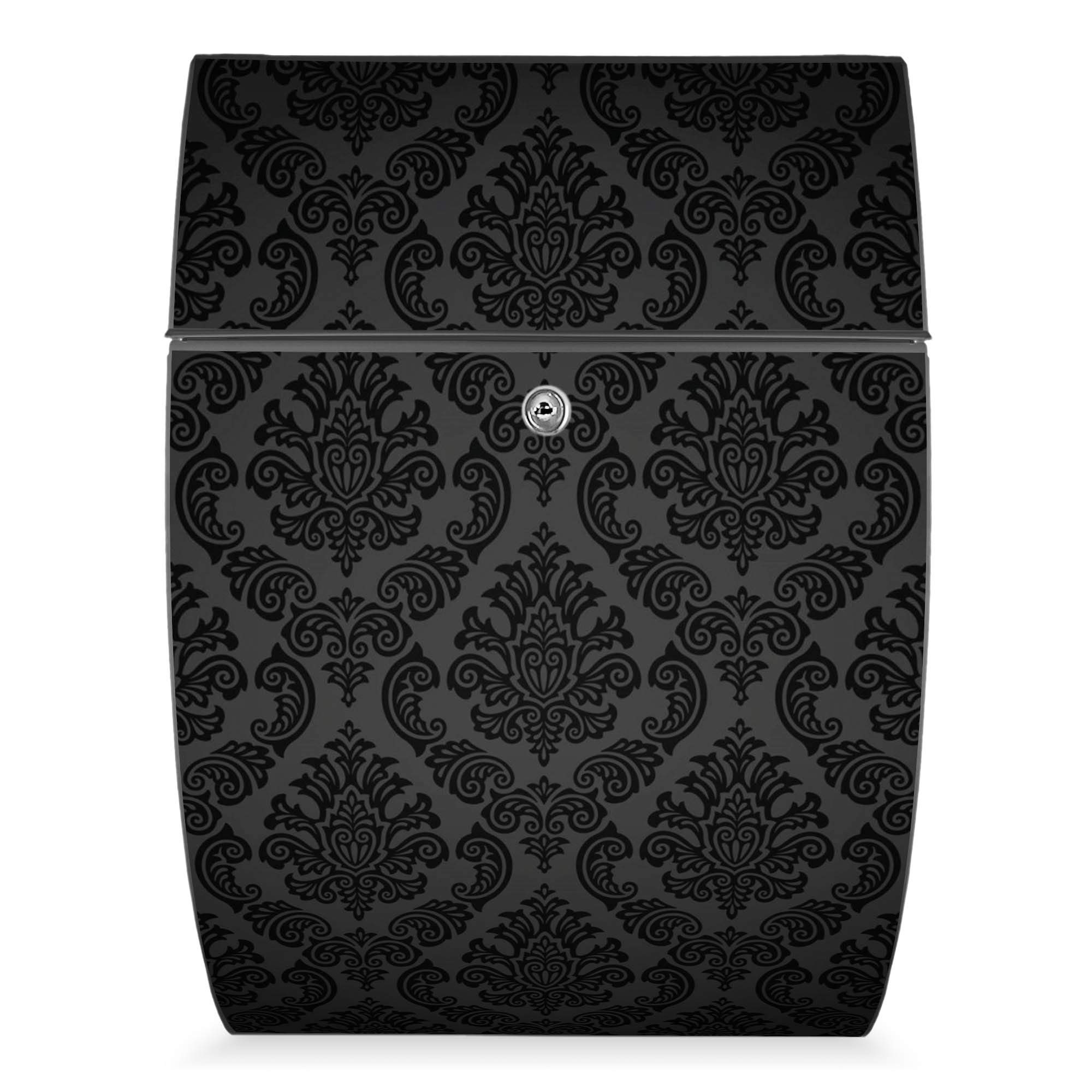 Banjado Riviera Briefkasten anthrazit – Black Deluxe A4 Stahl