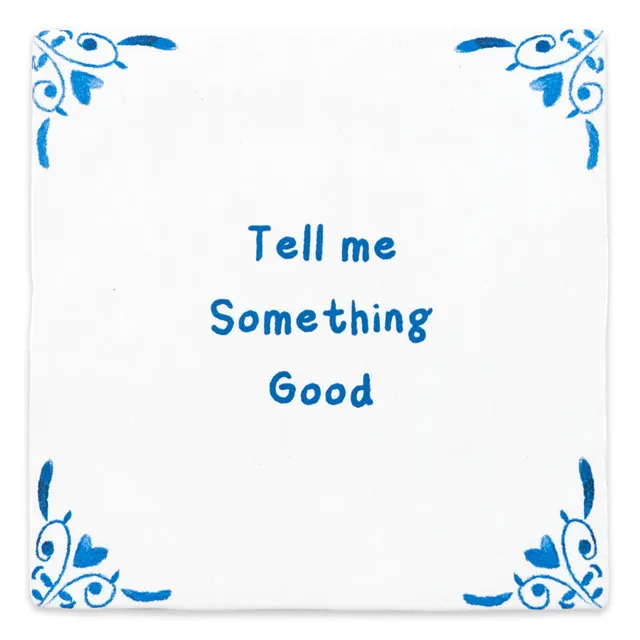 StoryTiles Delft Blue A note to you Fliese 10x10 cm personalisiert