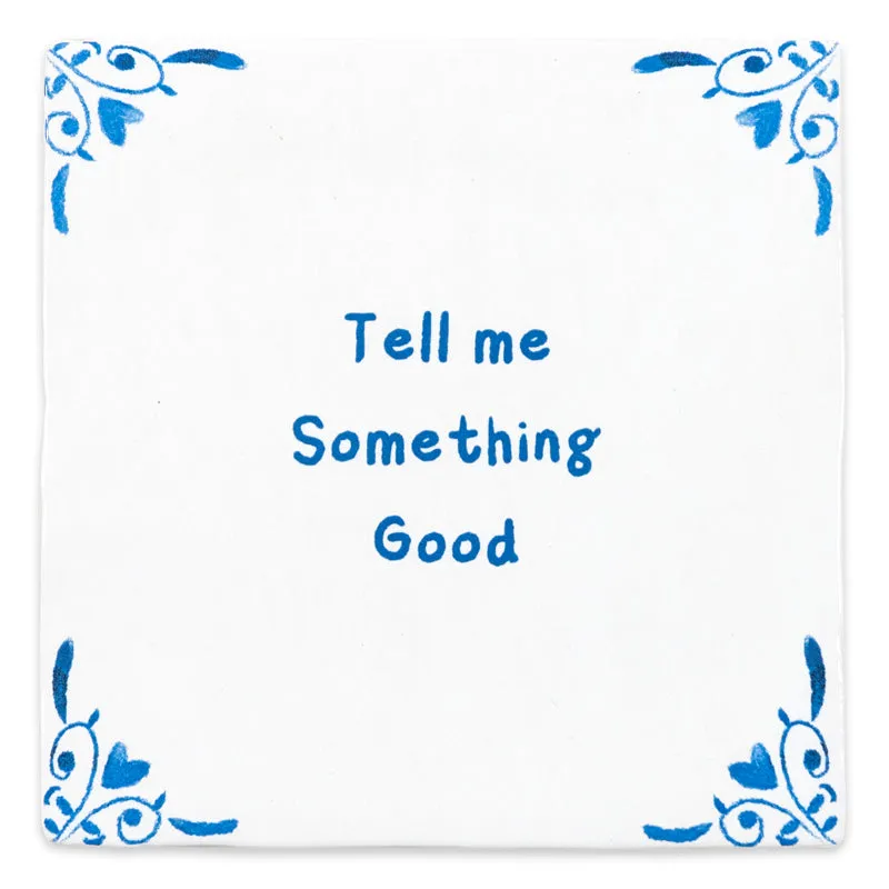 StoryTiles Delft Blue A note to you Fliese 10x10 cm personalisiert