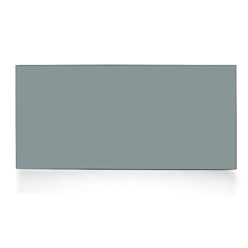 Banjado Magnettafel Schwarz 78x37cm Magnetwand Grau beschreibbar