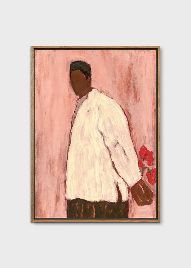 The Poster Club A Small Gesture Leinwand 30x40 cm Beige