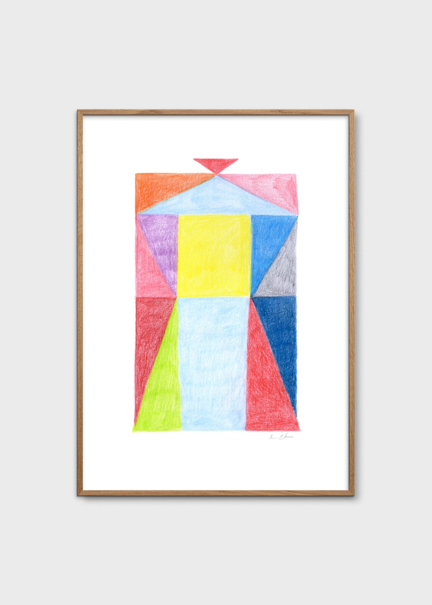 The Poster Club Moka 01 Kunstdruck 30x40 cm bunt abstrakt