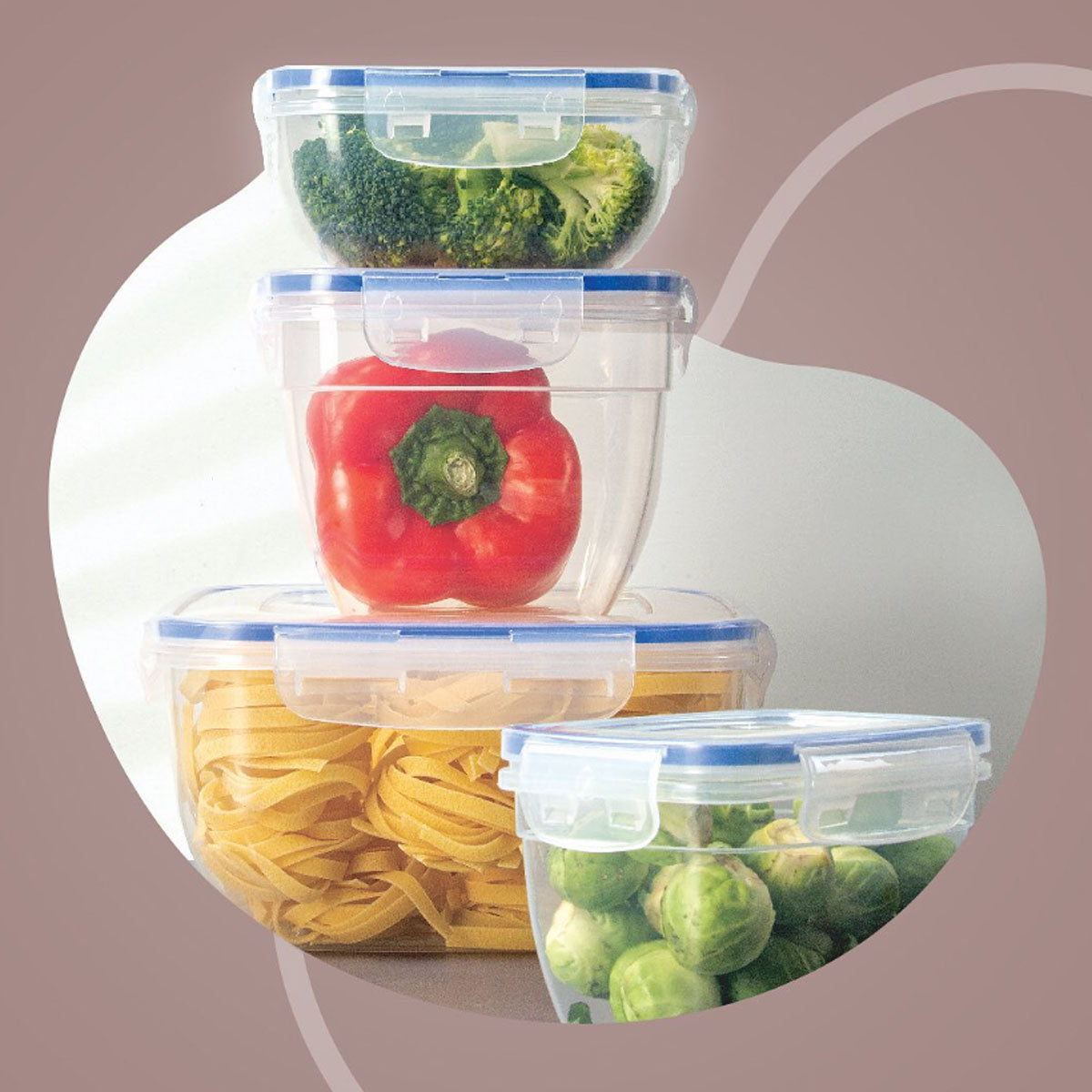 LS-LebenStil Clip & Lock Frischhaltedose 400ml luftdicht