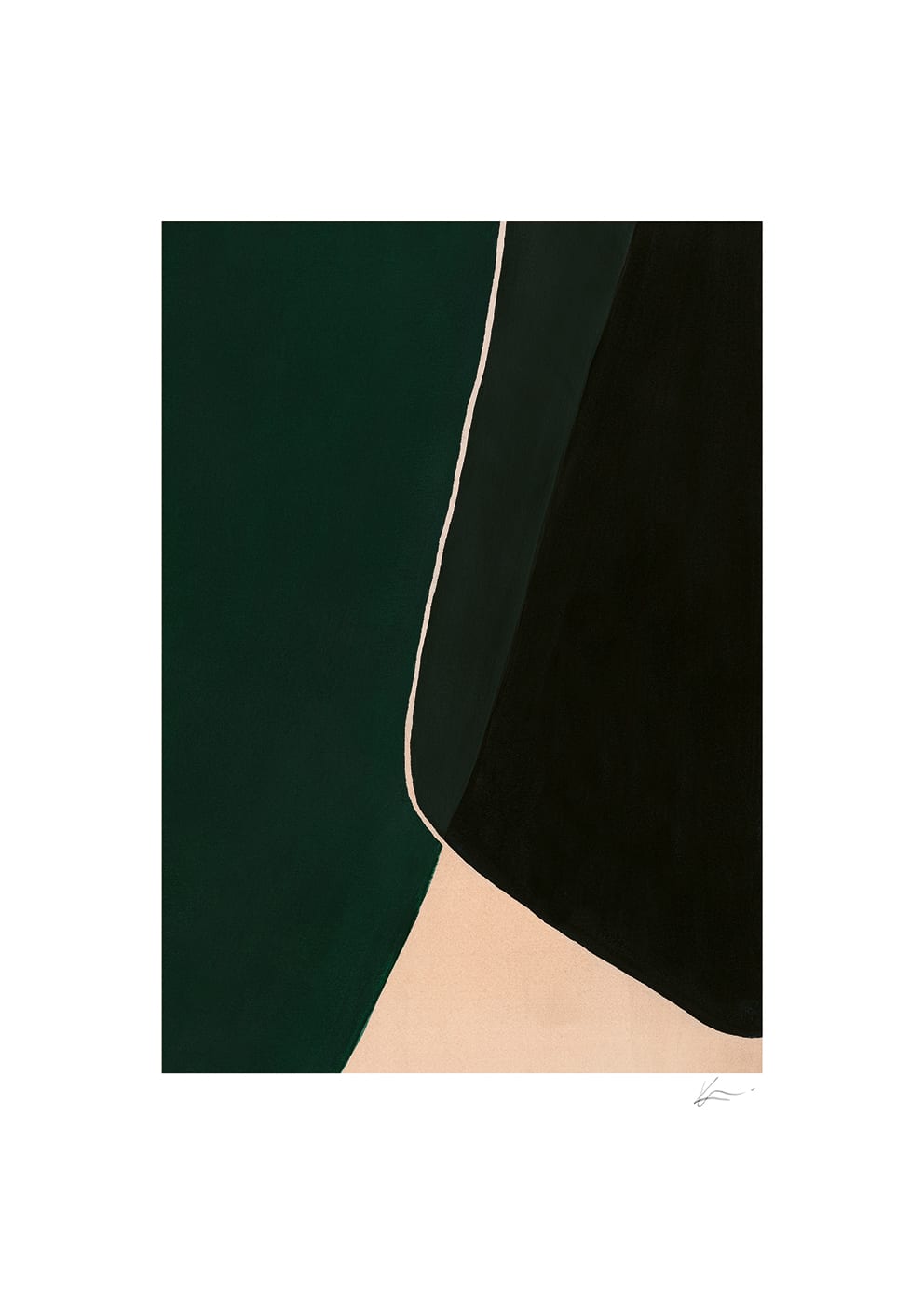 The Poster Club Tempset 02 Poster 50x70 cm abstrakt