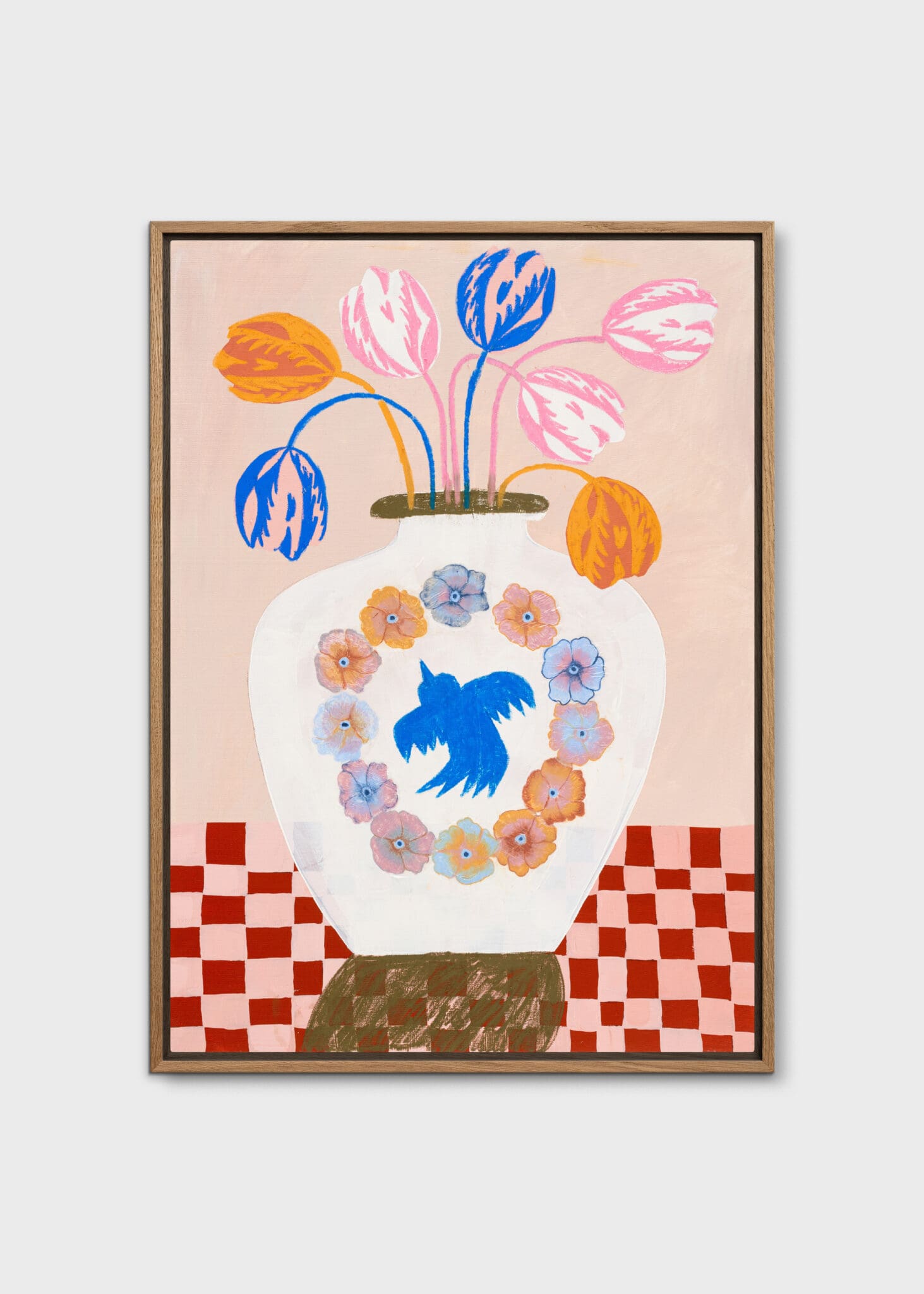 The Poster Club Art Prints The Clock Leinwand 30x40 cm Gerahmt