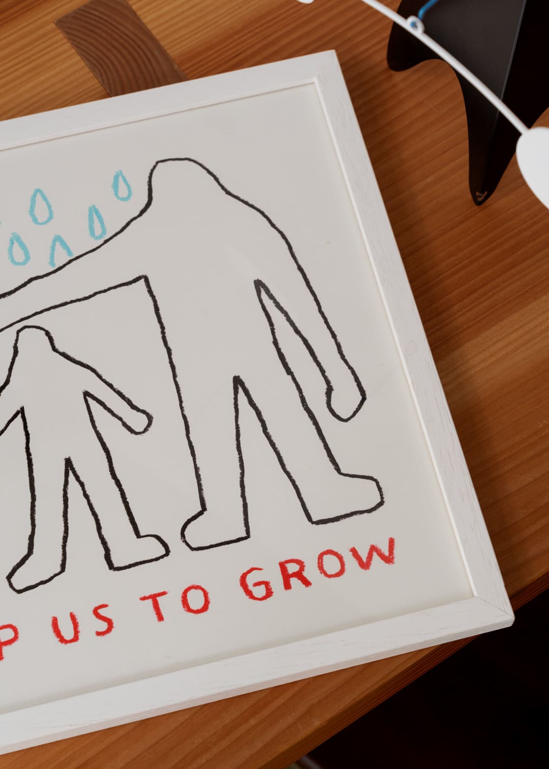 The Poster Club Art Prints Grow Poster A4 blau schwarz
