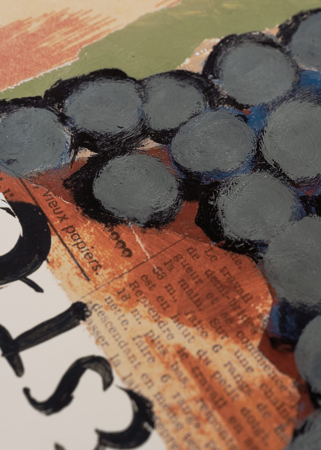 The Poster Club C'est le Moment Kunstdruck A4 Beige Petrol