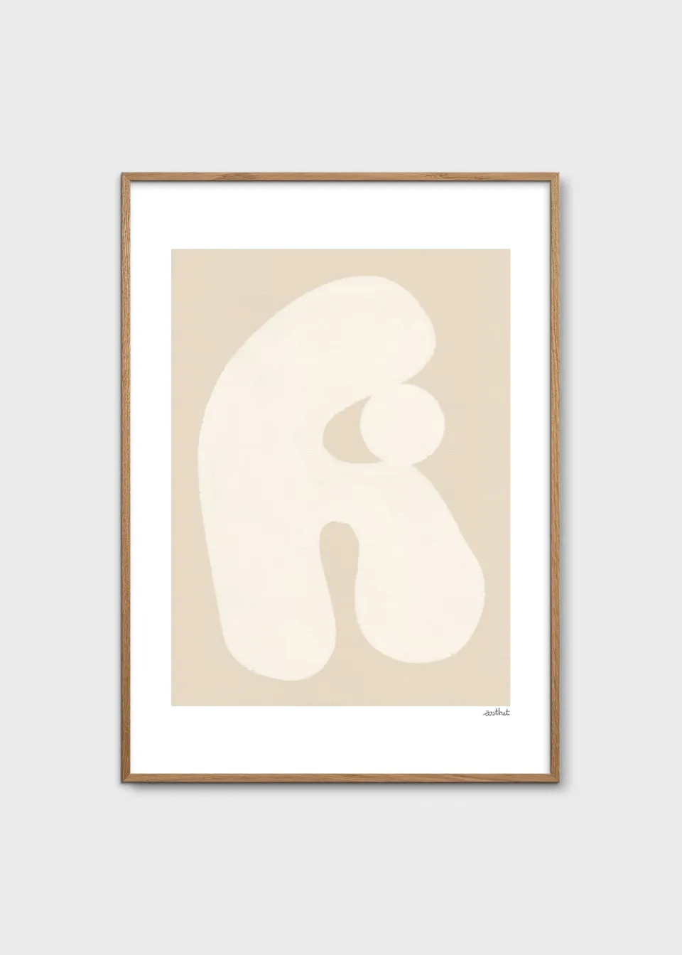 The Poster Club Art Prints Skulptur 03 Poster 30x40 cm beige