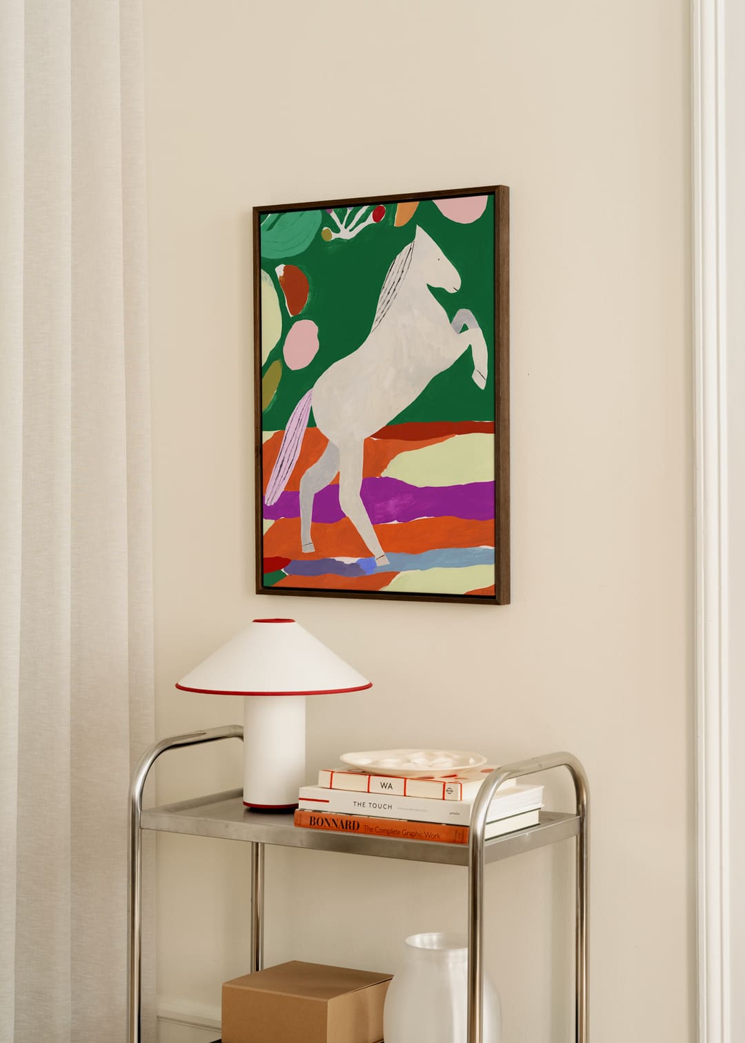 The Poster Club Art Prints Horse Leinwandbild 50x70 cm Pferd