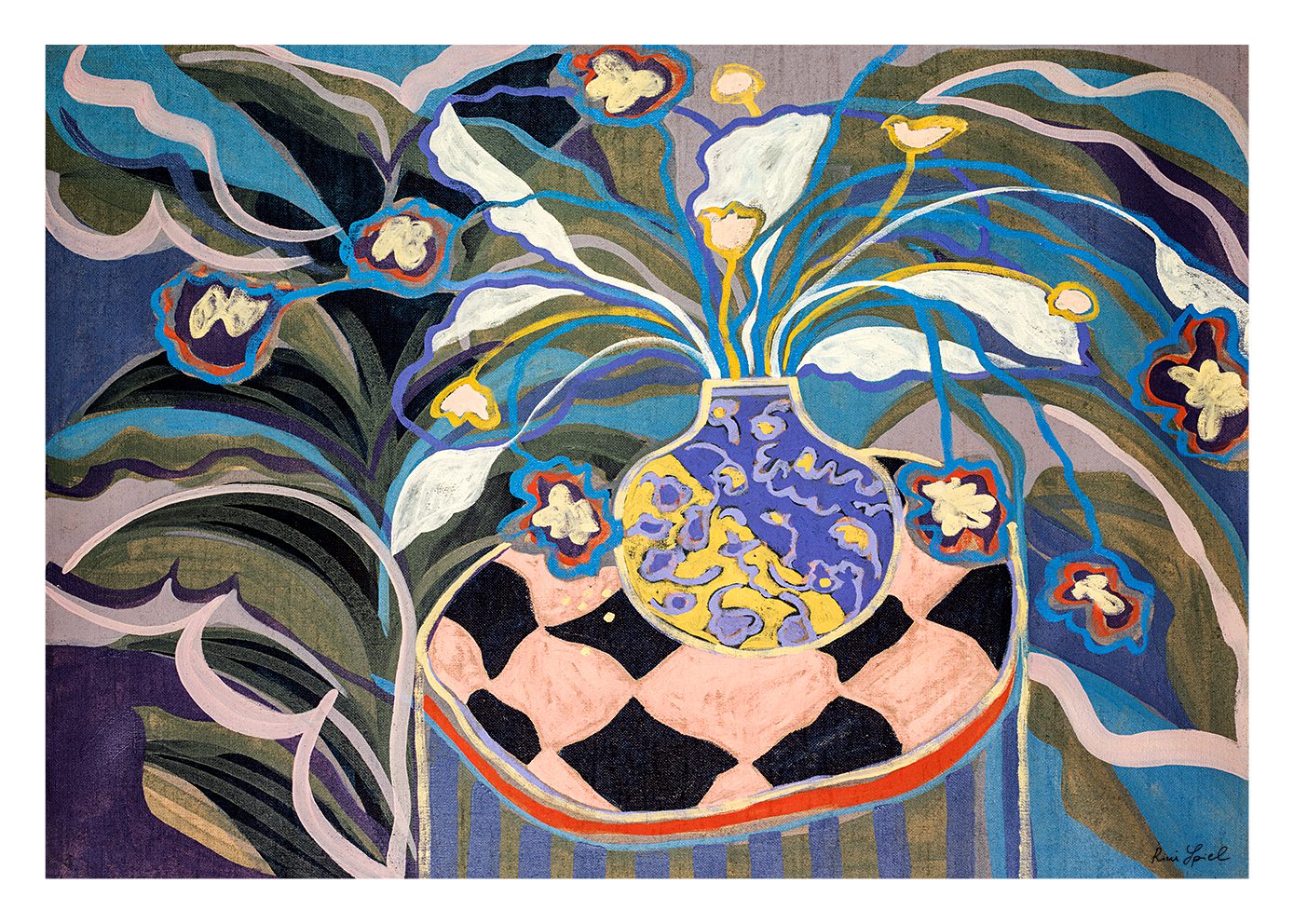 The Poster Club Art Prints Giorgia Kunstdruck 30x40 cm Botanik beige