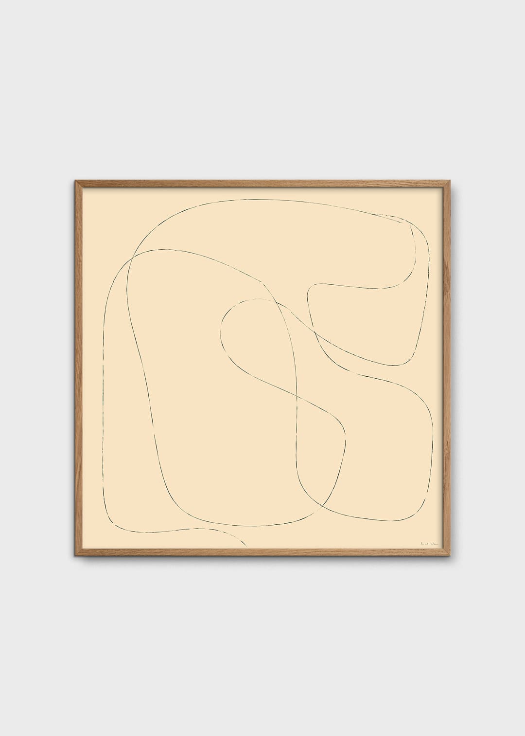 The Poster Club Art Prints Mid 09 Poster 50x50 cm beige