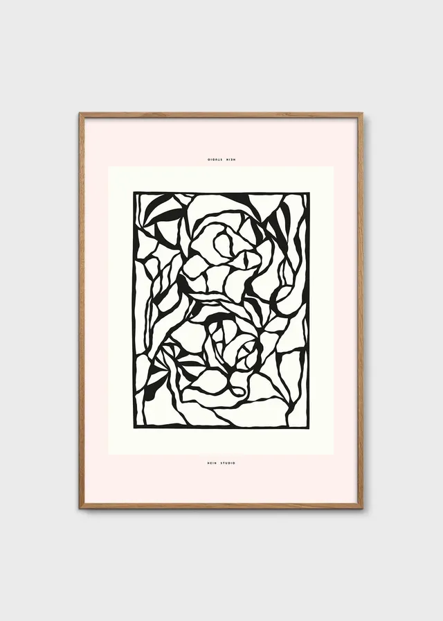 The Poster Club I See You Pale Pink Poster 30x40 cm Rosa